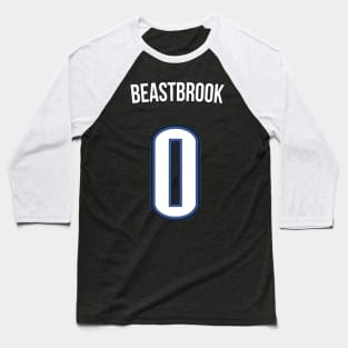 Russell Westbrook 'Beastbrook' Nickname Jersey - Oklahoma City Thunder Baseball T-Shirt
